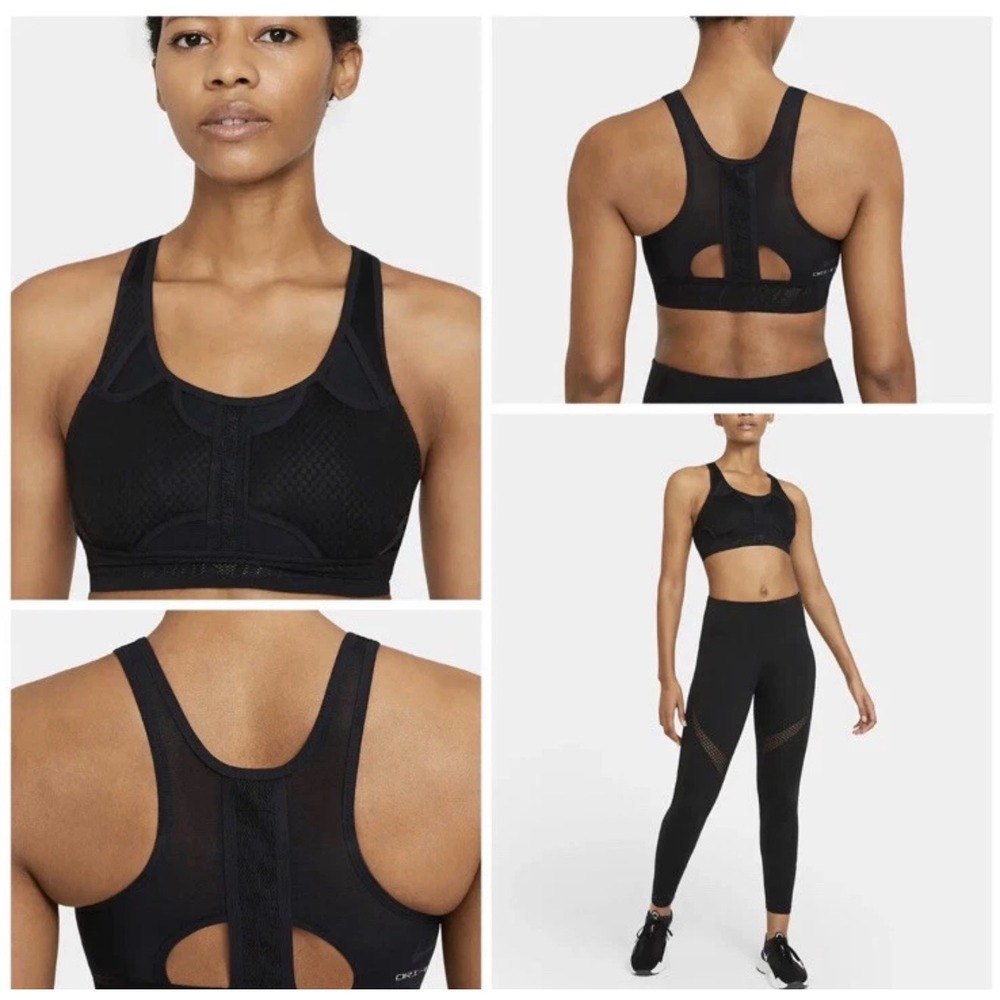 Nike CZ4439 Dri-Fit ADV Swoosh UltraBreathe Medium Support Sports Bra‎ Black L